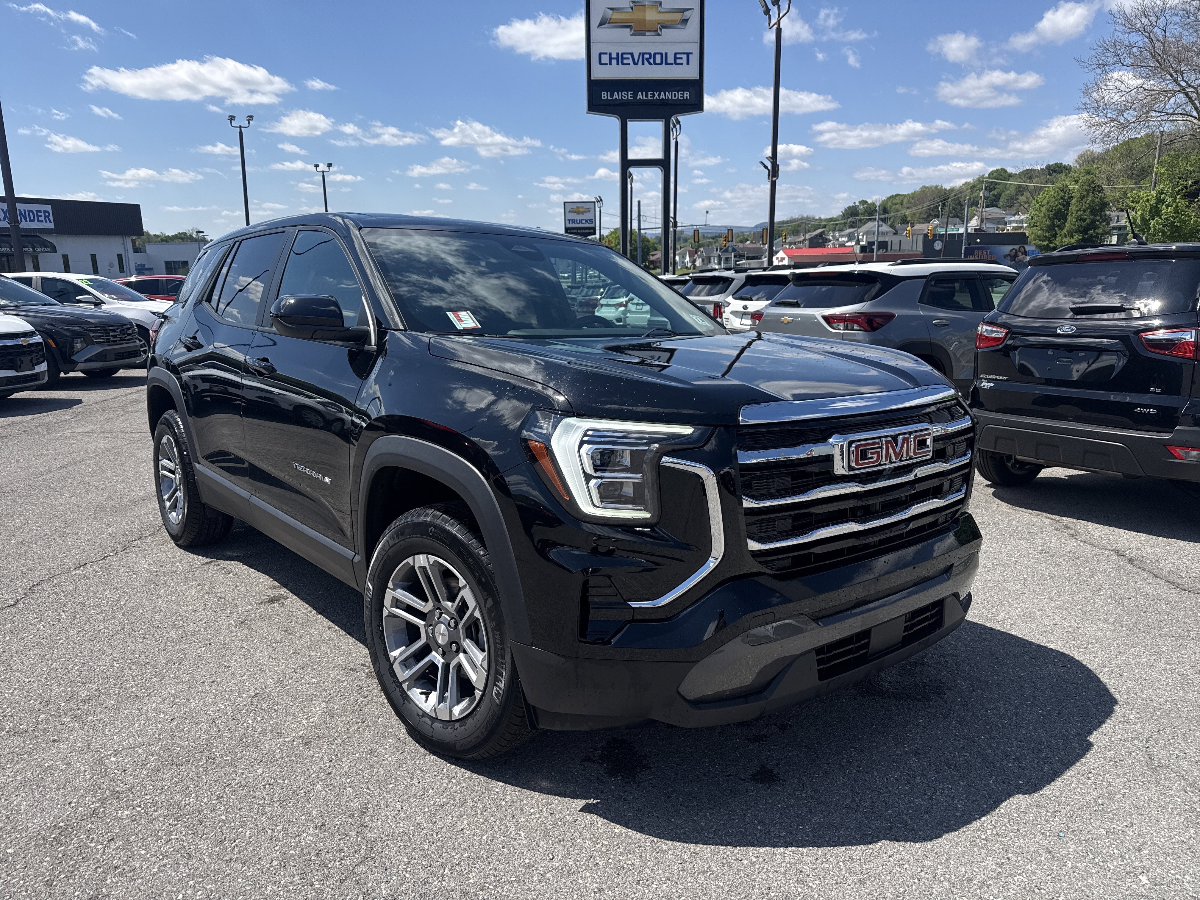 2026 GMC Terrain AWD Elevation in Ebony Twilight Metallic — front three-quarter view