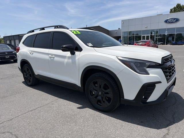 2023 Subaru Ascent Onyx Edition 7-Passenger in Crystal White Pearl — front three-quarter view